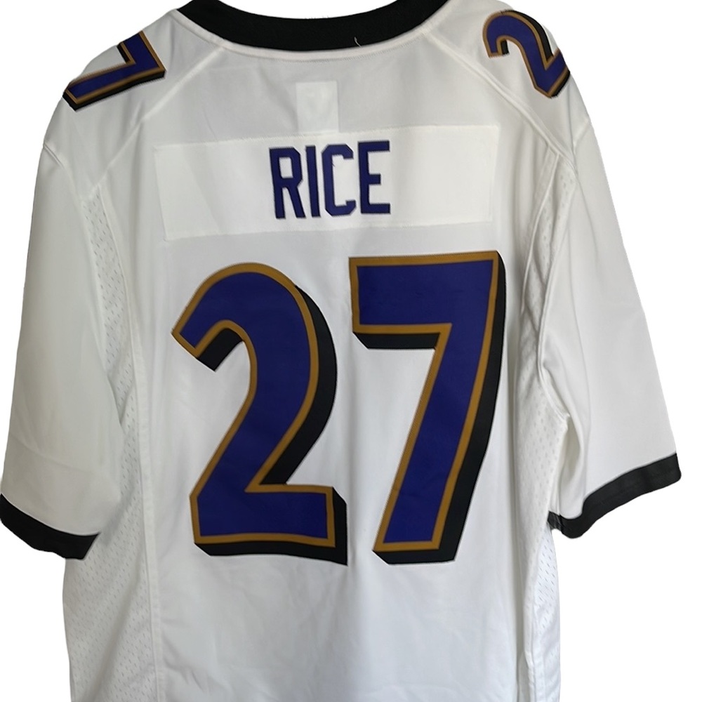 NFL Ravens Men’s authentic 27 Ray Rice Short sleeve jersey - Picture 6 of 8